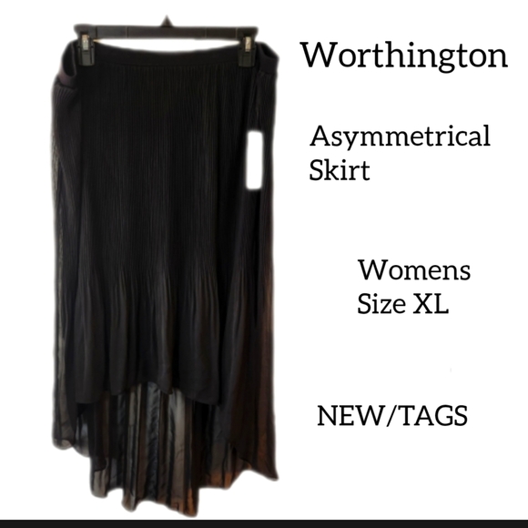 WORTHINGTON WOMENS ASYMMETRICAL SKIRT SIZE XL NEW WITH TAGS - Picture 1 of 13